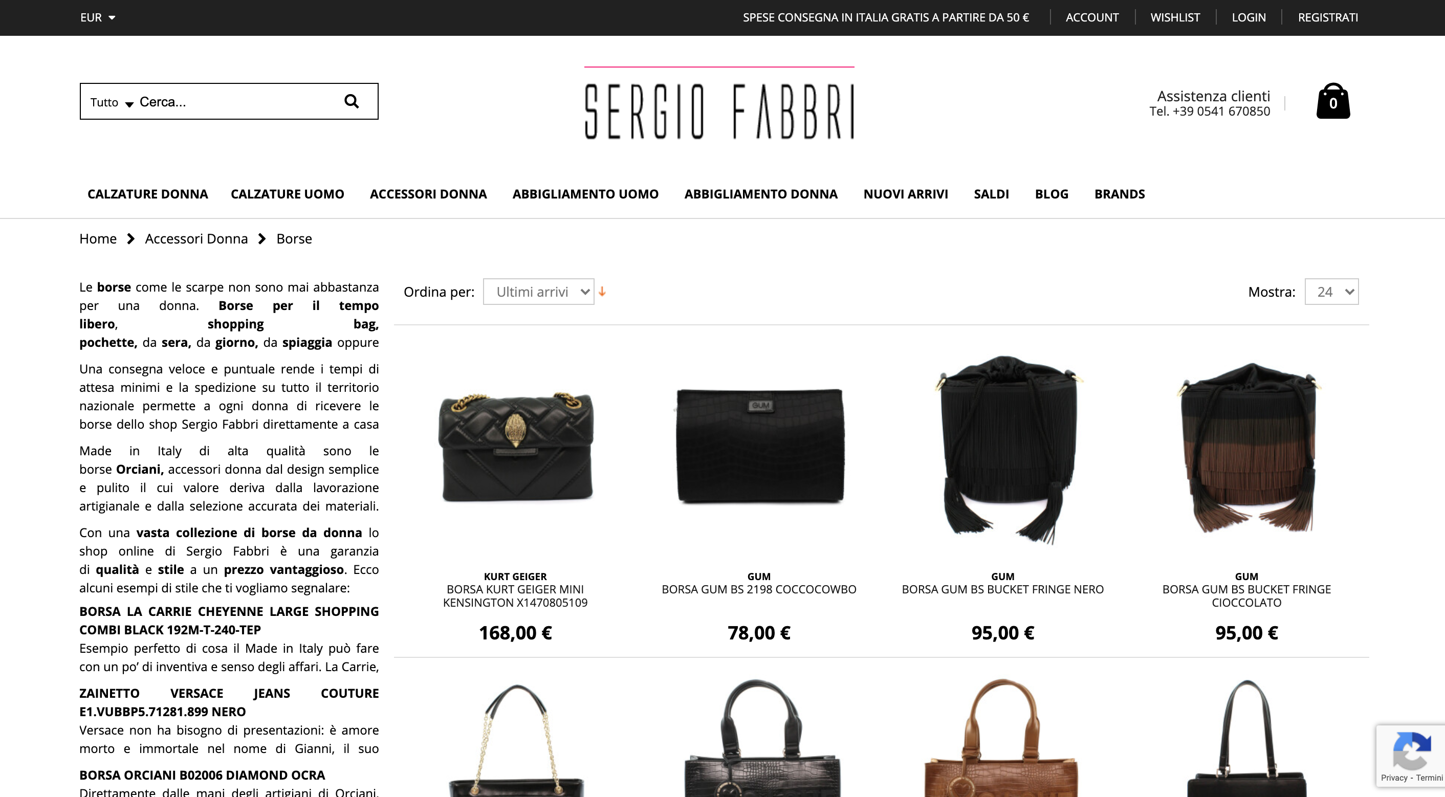 Sergio Fabbri borse di lusso online