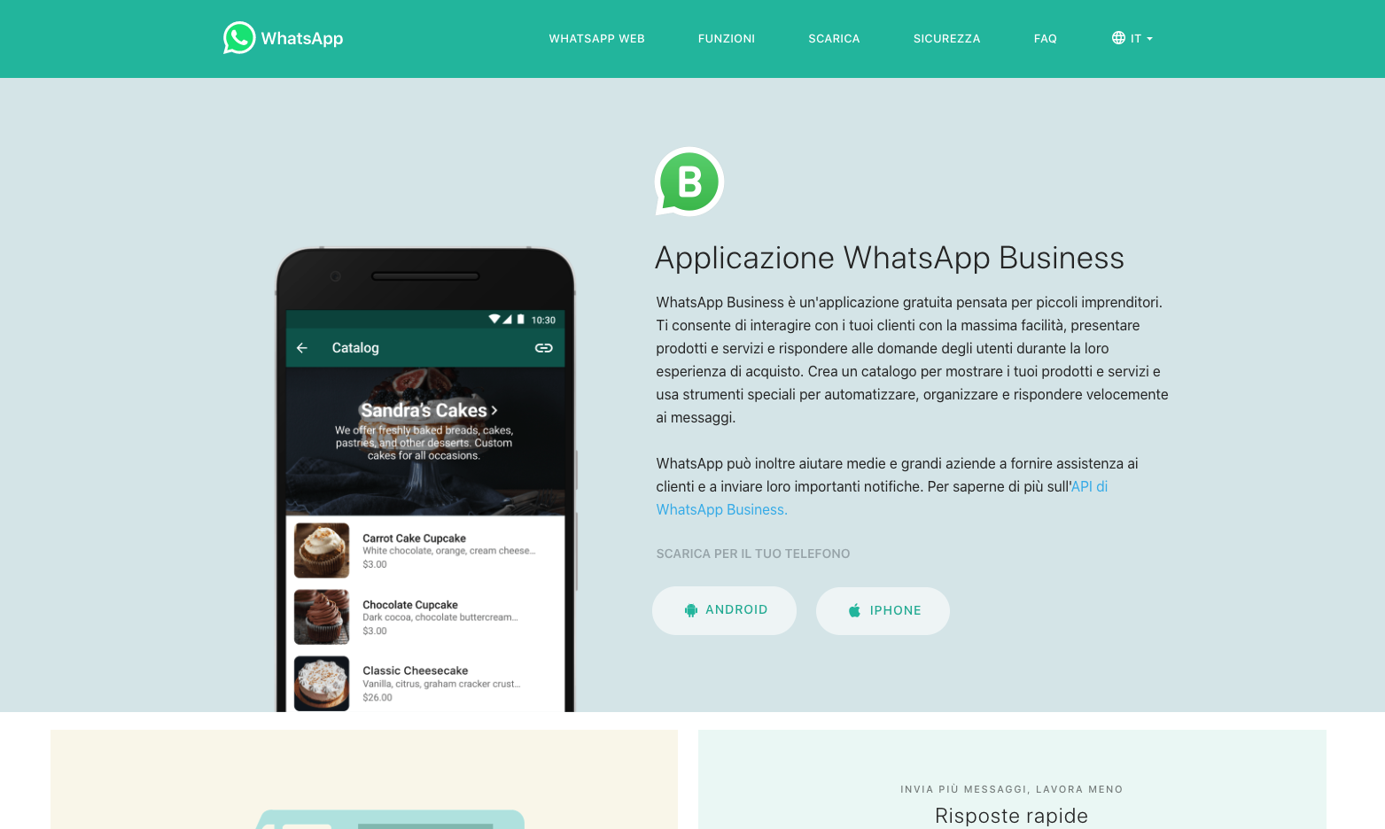 Come funziona WhatsApp Business e cosa si può fare