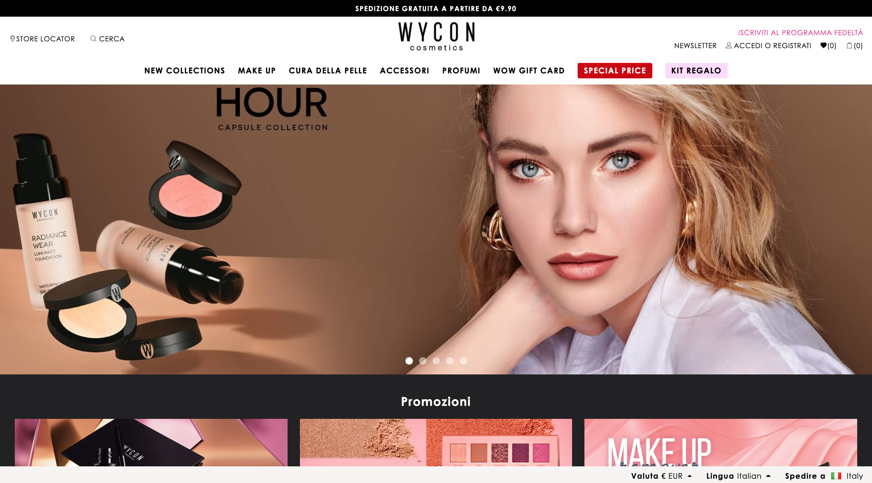 Wycon in Elenco migliori siti ecommerce di make up