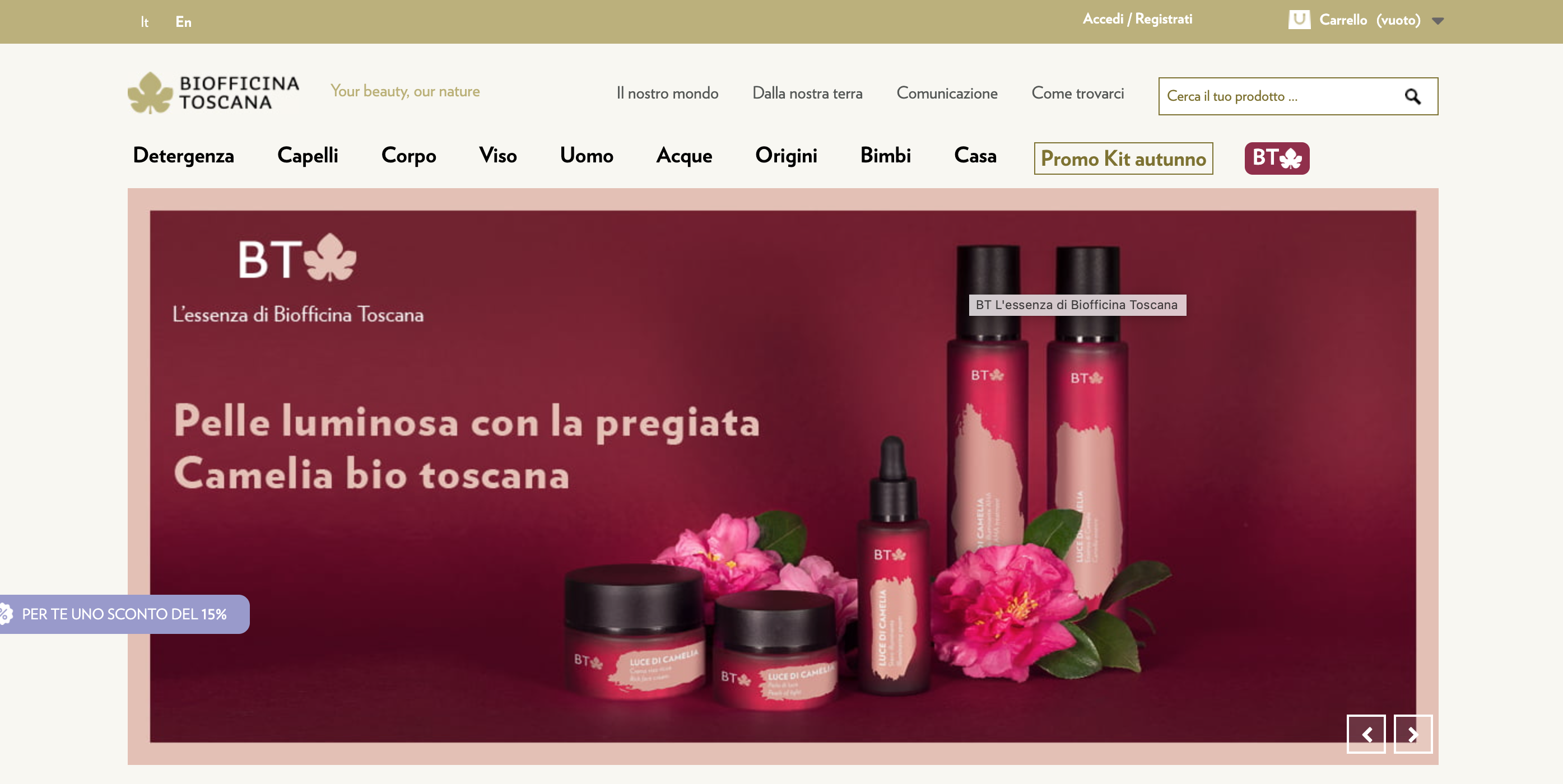 Biofficina Toscana cosmetici biologici