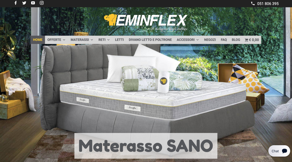 Eminflex materassi online