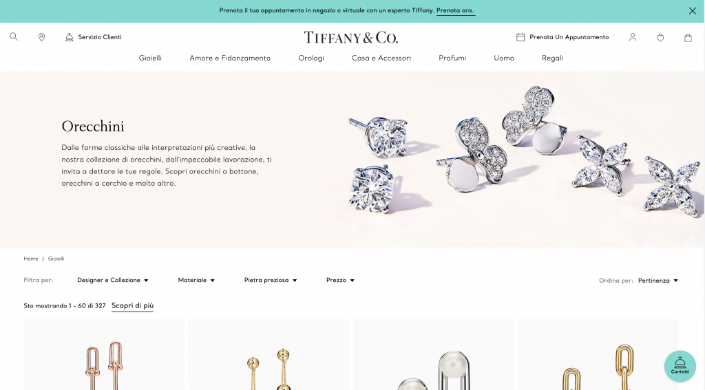 Tiffany & Co. orecchini online