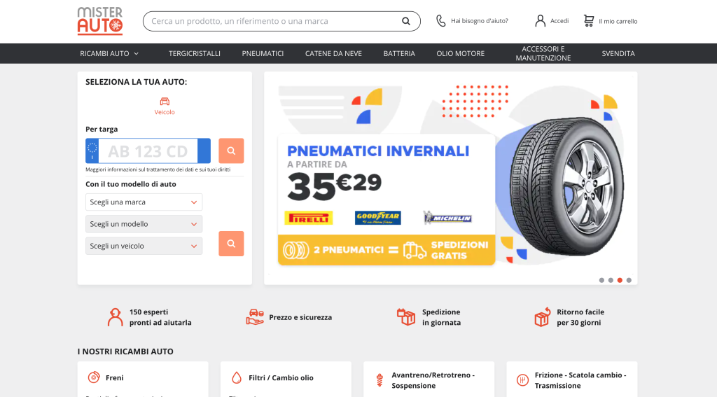 Mister Auto ricambi online