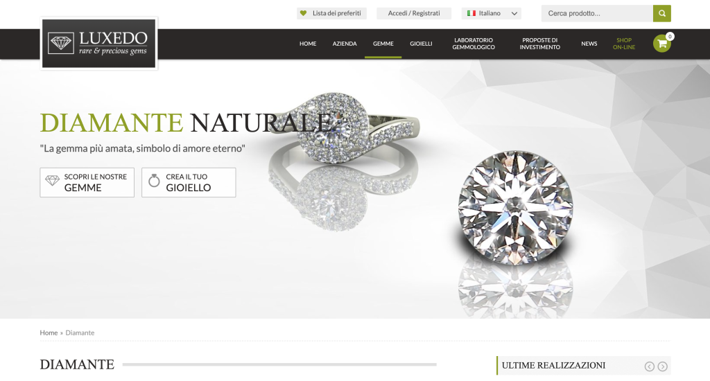 diamanti online Luxedo