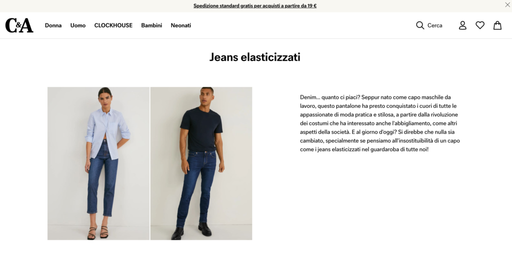 jeans online C&A