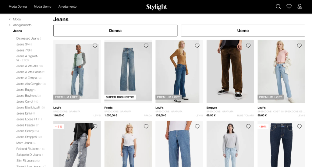 Stylight jeans online